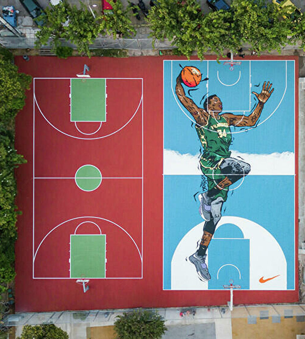 Municipality of Athens: The Basketball Courts of Sepolia are