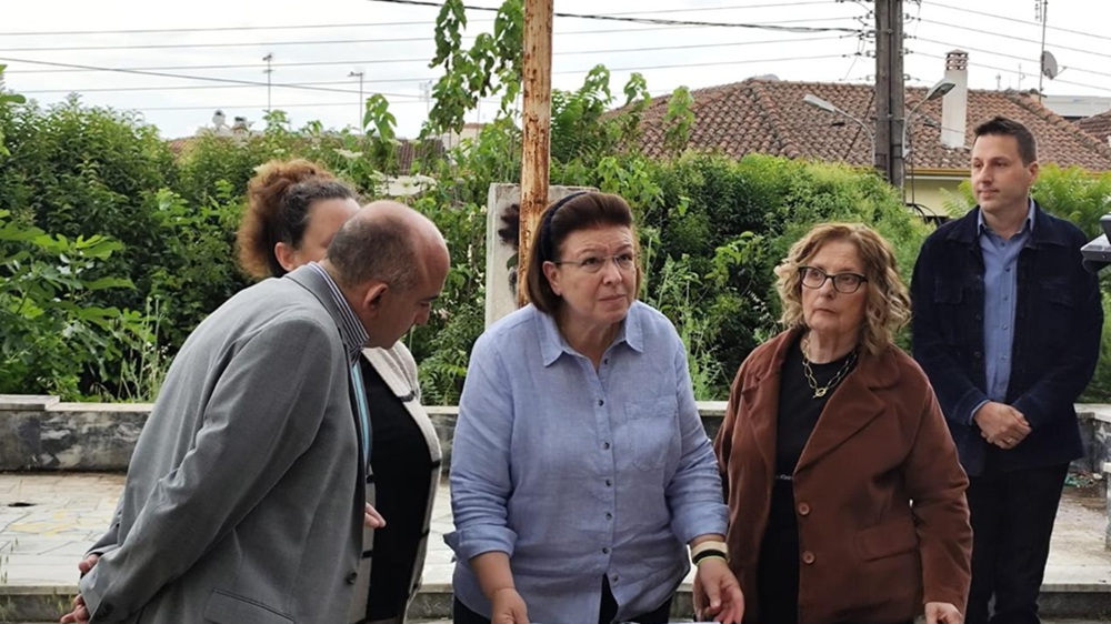 Αυτοψία της_ Υπουργού Πολιτισμού στο κτηριο της ΤΑΞΥΠ που θα στεγάσει το Διαχρονικό Μουσείο Τρικάλων