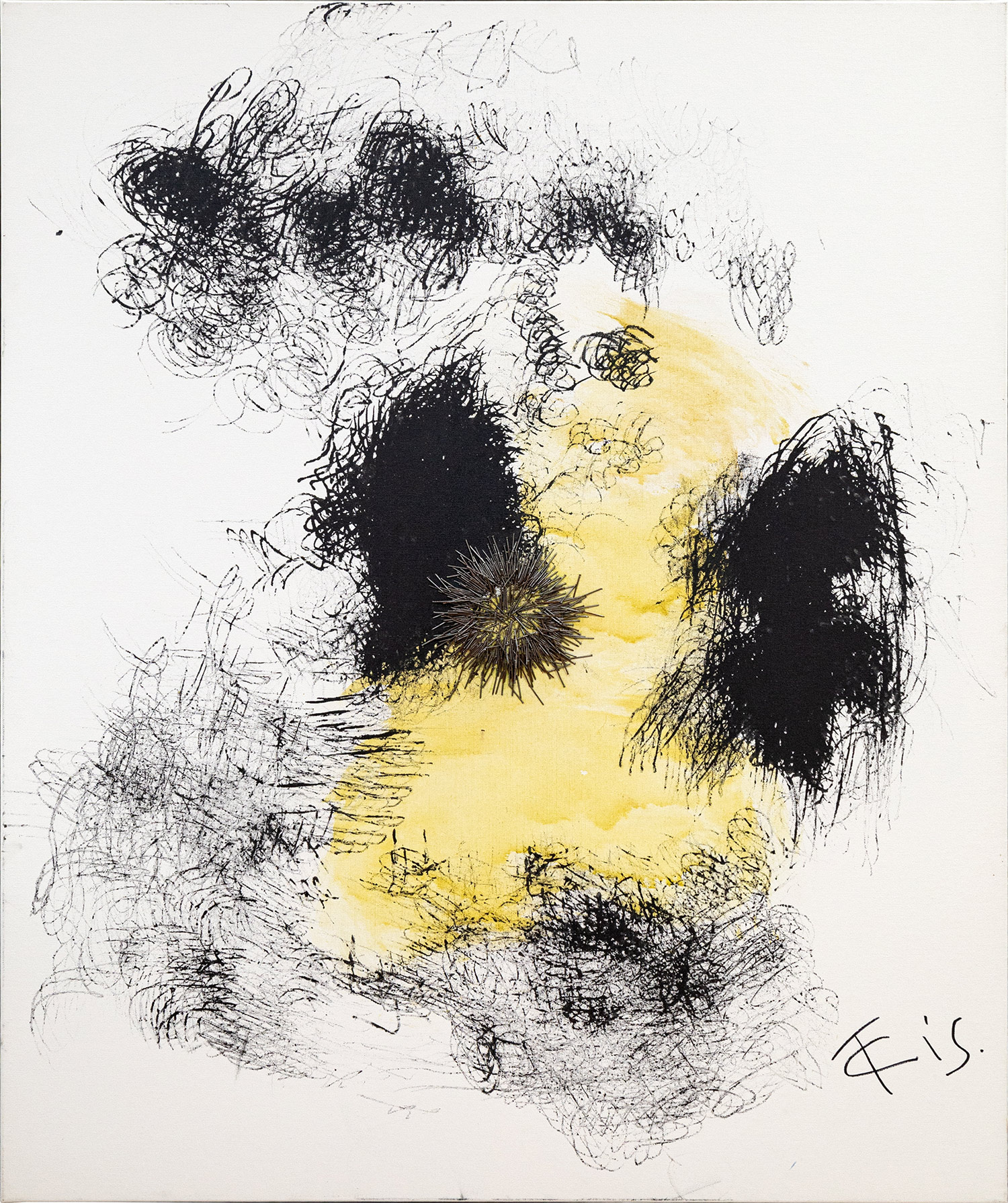 Takis, Untitled, mixed media, 120 x 100 cm