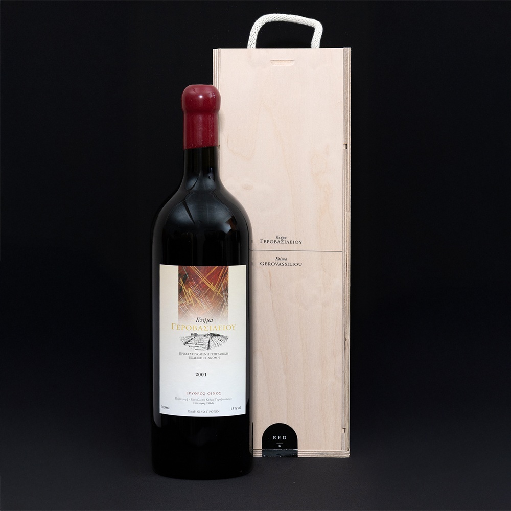 Κτήμα Γεροβασιλείου Ερυθρό 2001, ΠΓΕ Επανομή (1 φιάλη, 3L)
