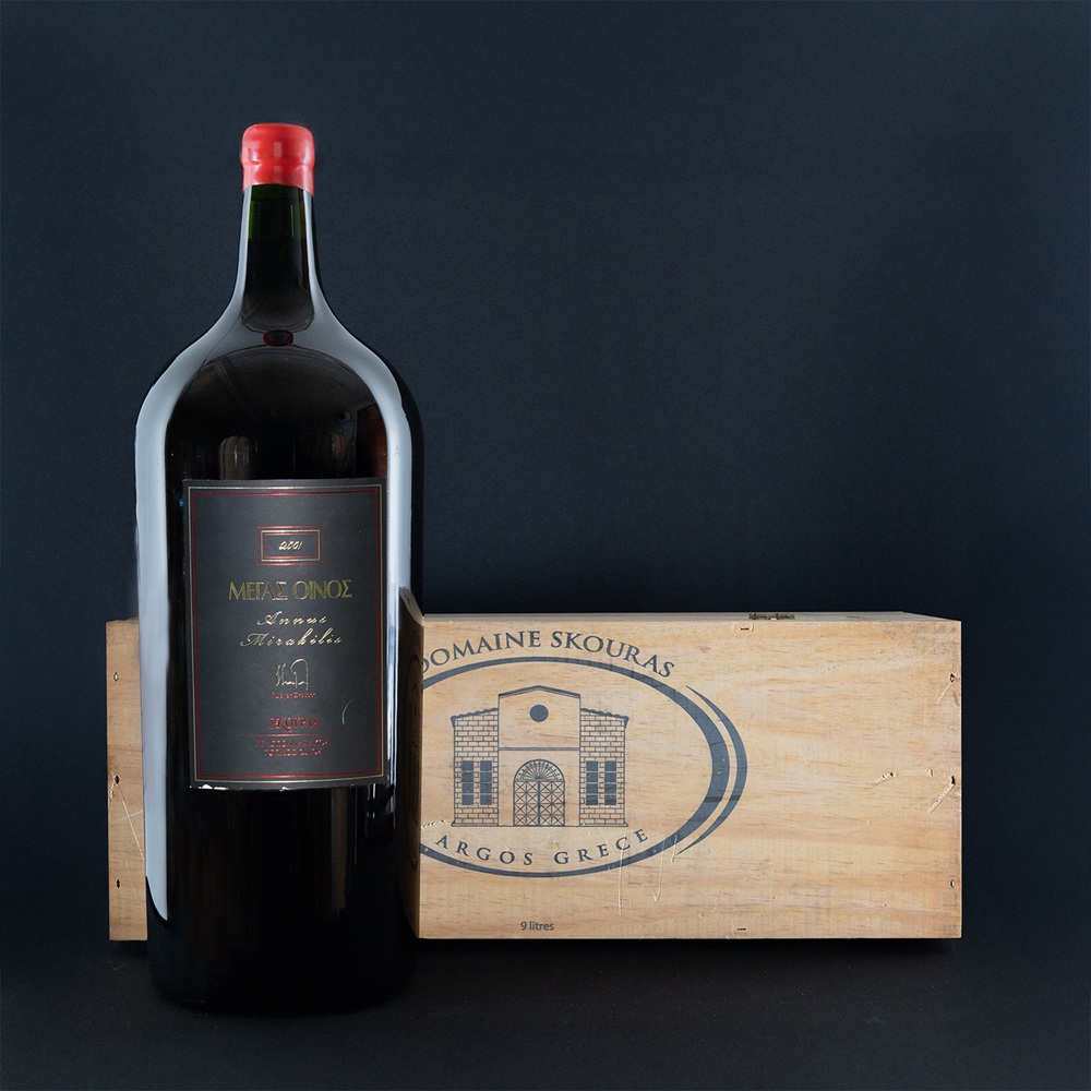 Μέγας Οίνος 2001, Κτήμα Σκούρα, ΠΓΕ Πελοπόννησος (1 φιάλη, 9L)