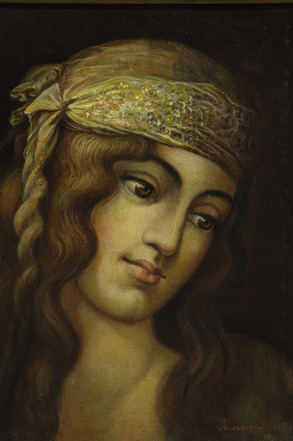 7. Γυναικείο Πορτραίτο, 61×70, λάδι σε καμβά