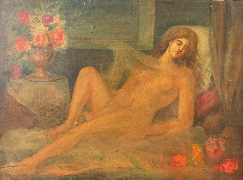 8. Κοιμωμένη , 60x80cm, λάδι σε καμβά, 2013
